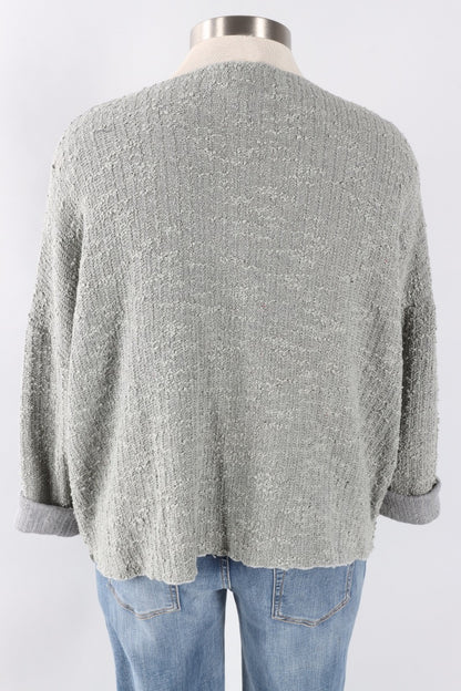 Osize Pocket Pullover - Overcast Sweater Knit
