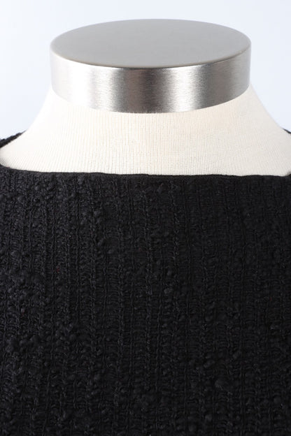 Osize Pocket Pullover - Black Sweater Knit