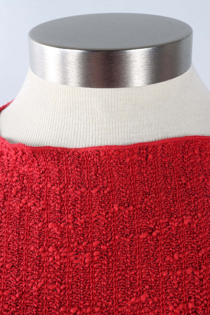 Osize Pocket Pullover - Cherry Sweater Knit