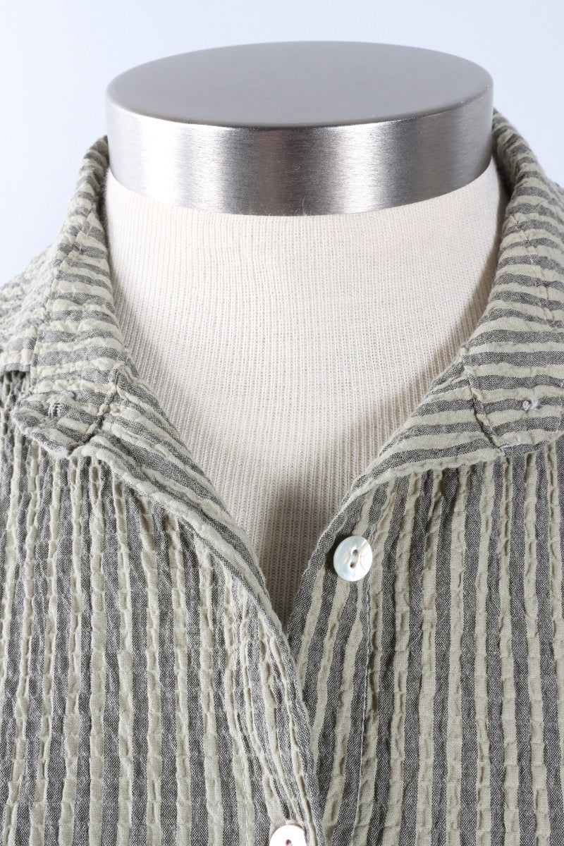 Easy Shirt - Balsam Stripe Crinkle
