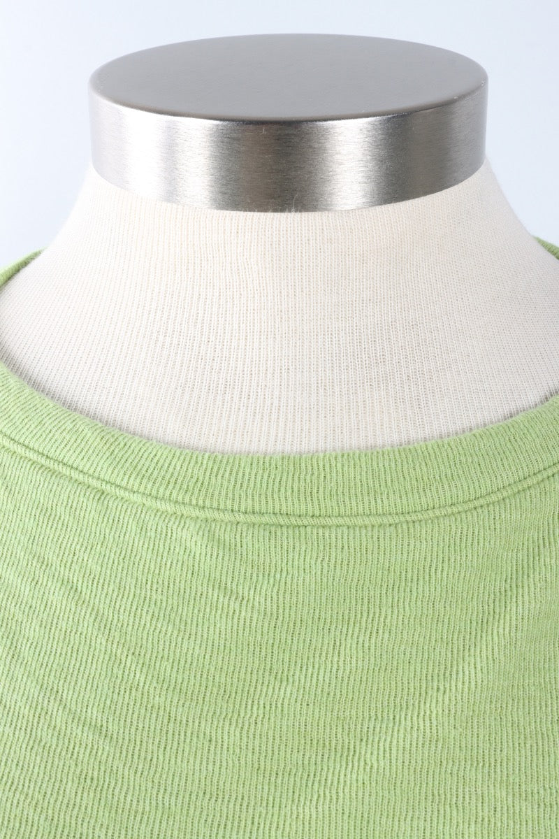 Raw Edge Top - Verde
