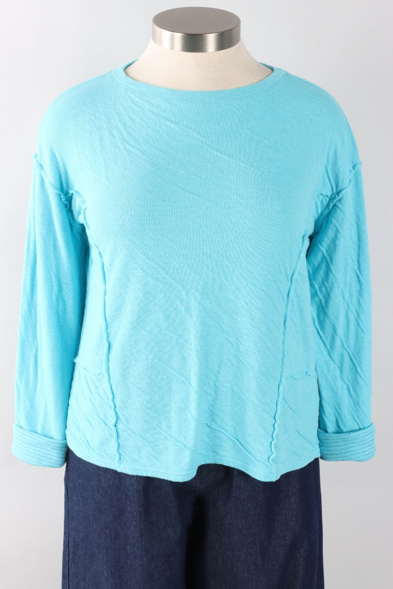 Raw Edge Top - Atoll