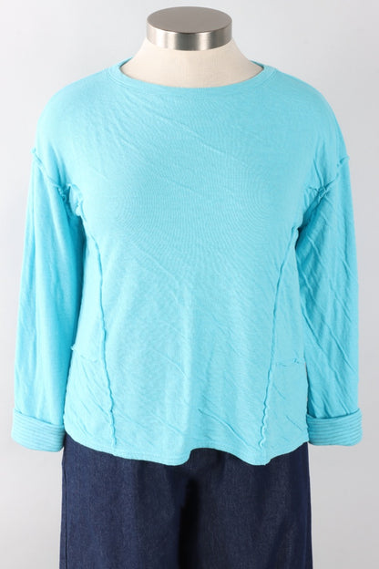 Raw Edge Top - Atoll