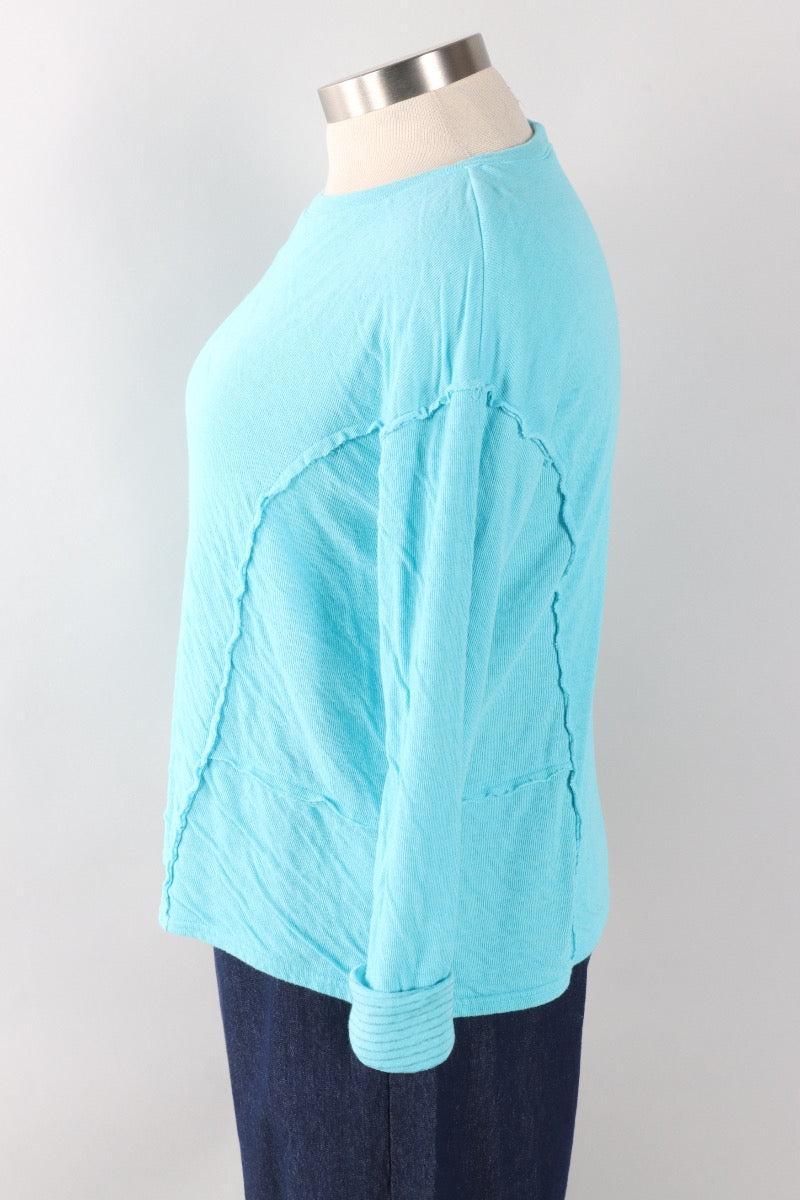 Raw Edge Top - Atoll