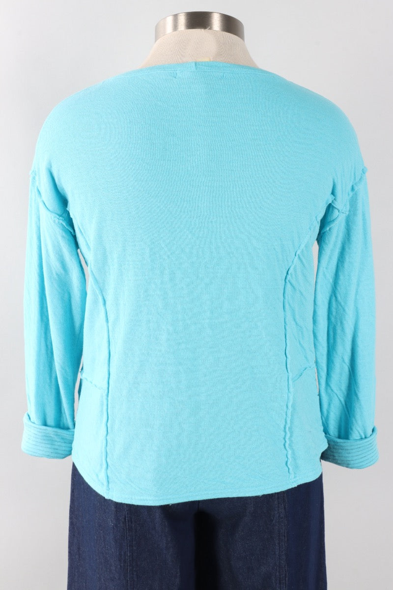 Raw Edge Top - Atoll