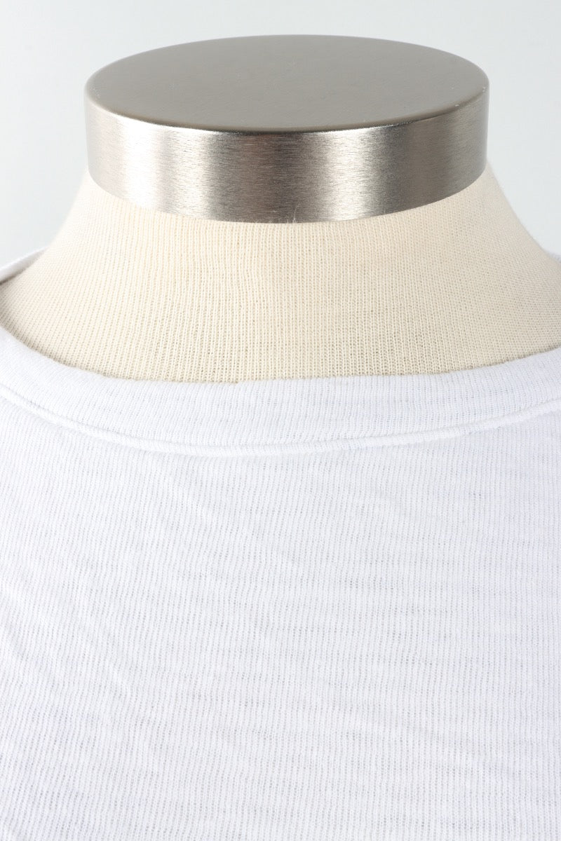 Raw Edge Top - White