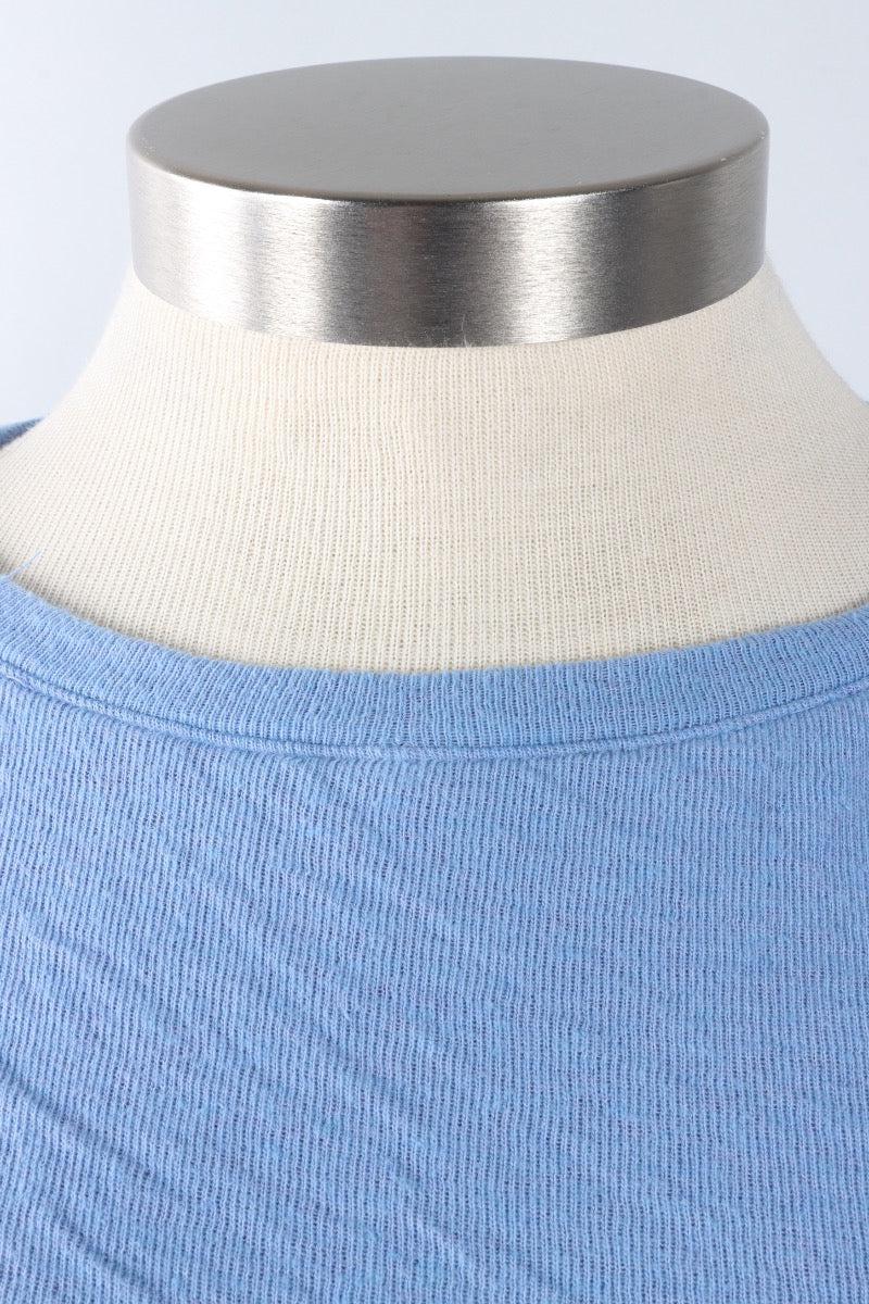 Raw Edge Top - Forget-me-not