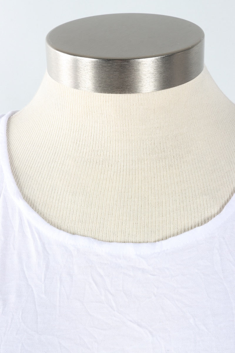 Alia Short Tank - White