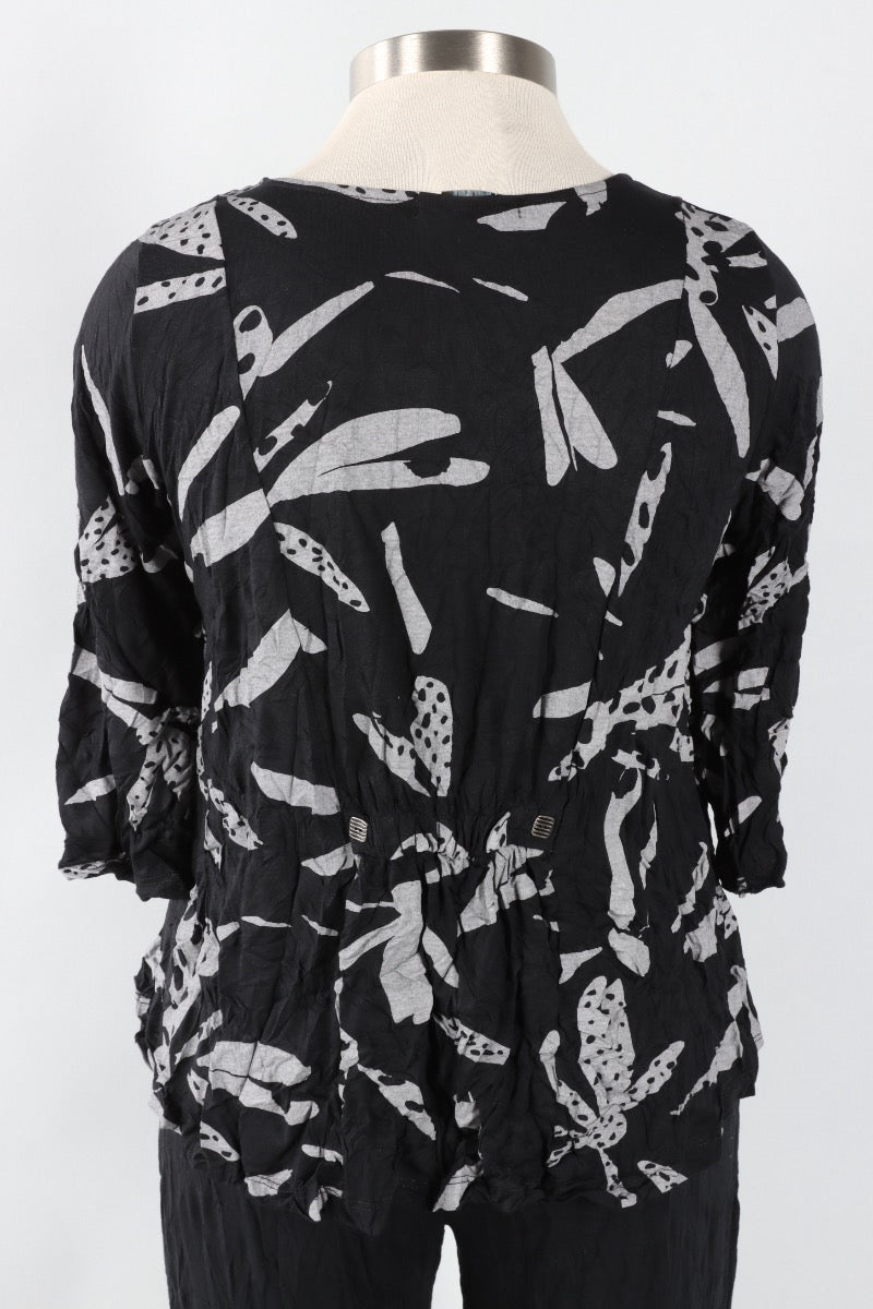 Gizel Top Plus - Black