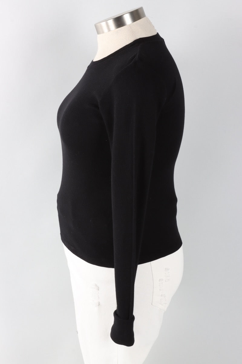 Long Sleeve Thermal Top - Black
