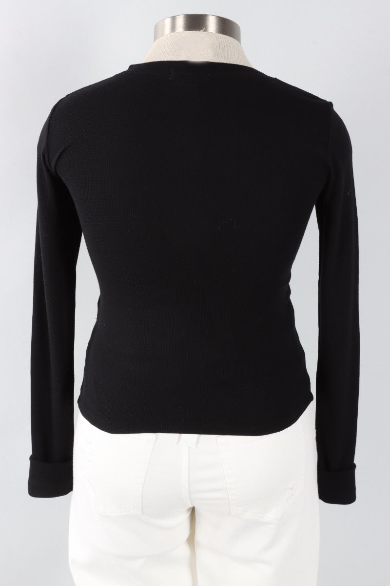 Long Sleeve Thermal Top - Black