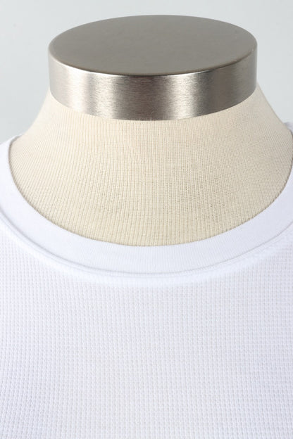 Long Sleeve Thermal Top - White