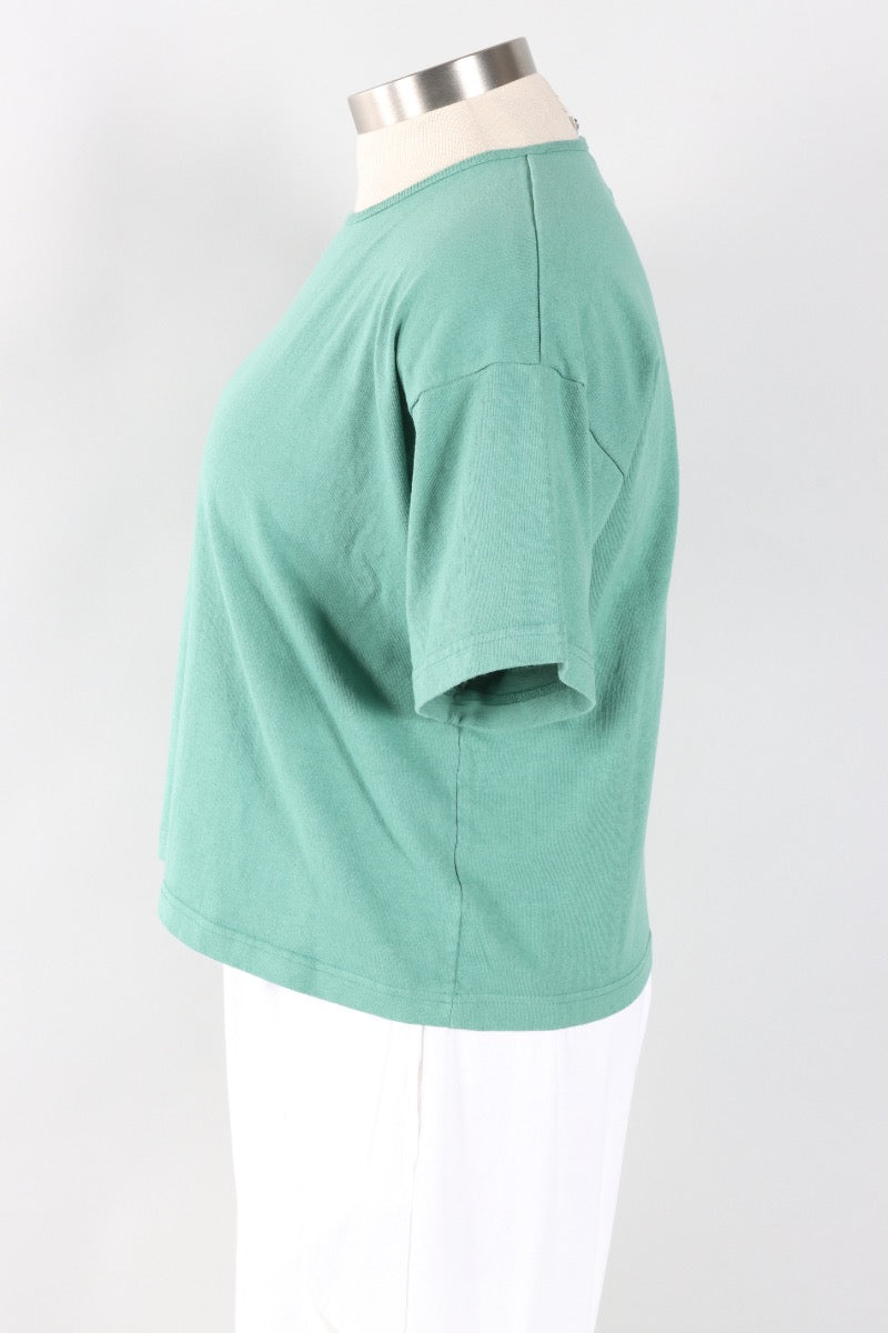 Short Sleeve Crop Crew - Turaco