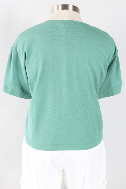 Short Sleeve Crop Crew - Turaco