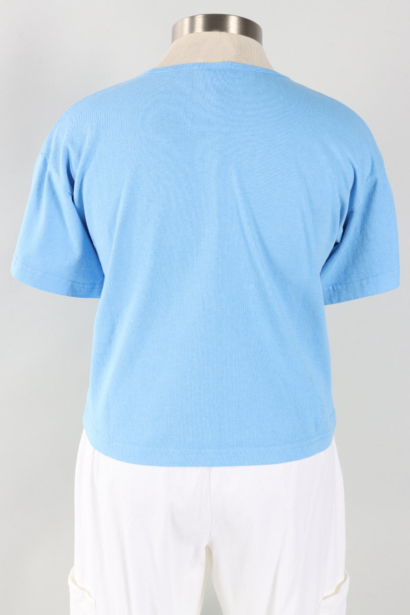Short Sleeve Crop Crew - Estero