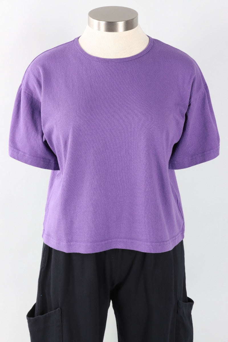 Short Sleeve Crop Crew - Verbena