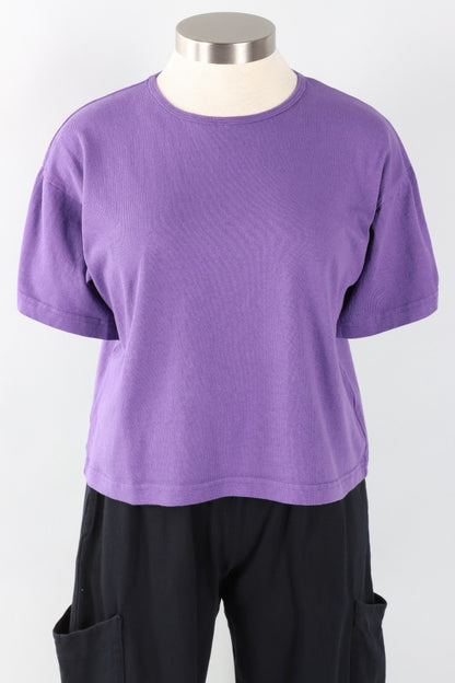 Short Sleeve Crop Crew - Verbena