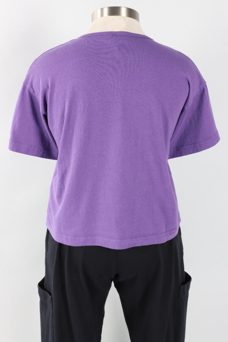 Short Sleeve Crop Crew - Verbena