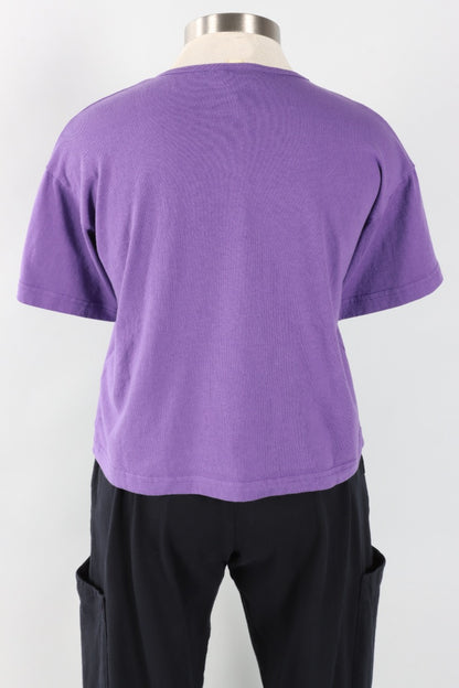Short Sleeve Crop Crew - Verbena