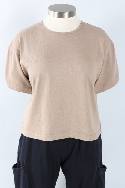 Short Sleeve Crop Crew - Owl