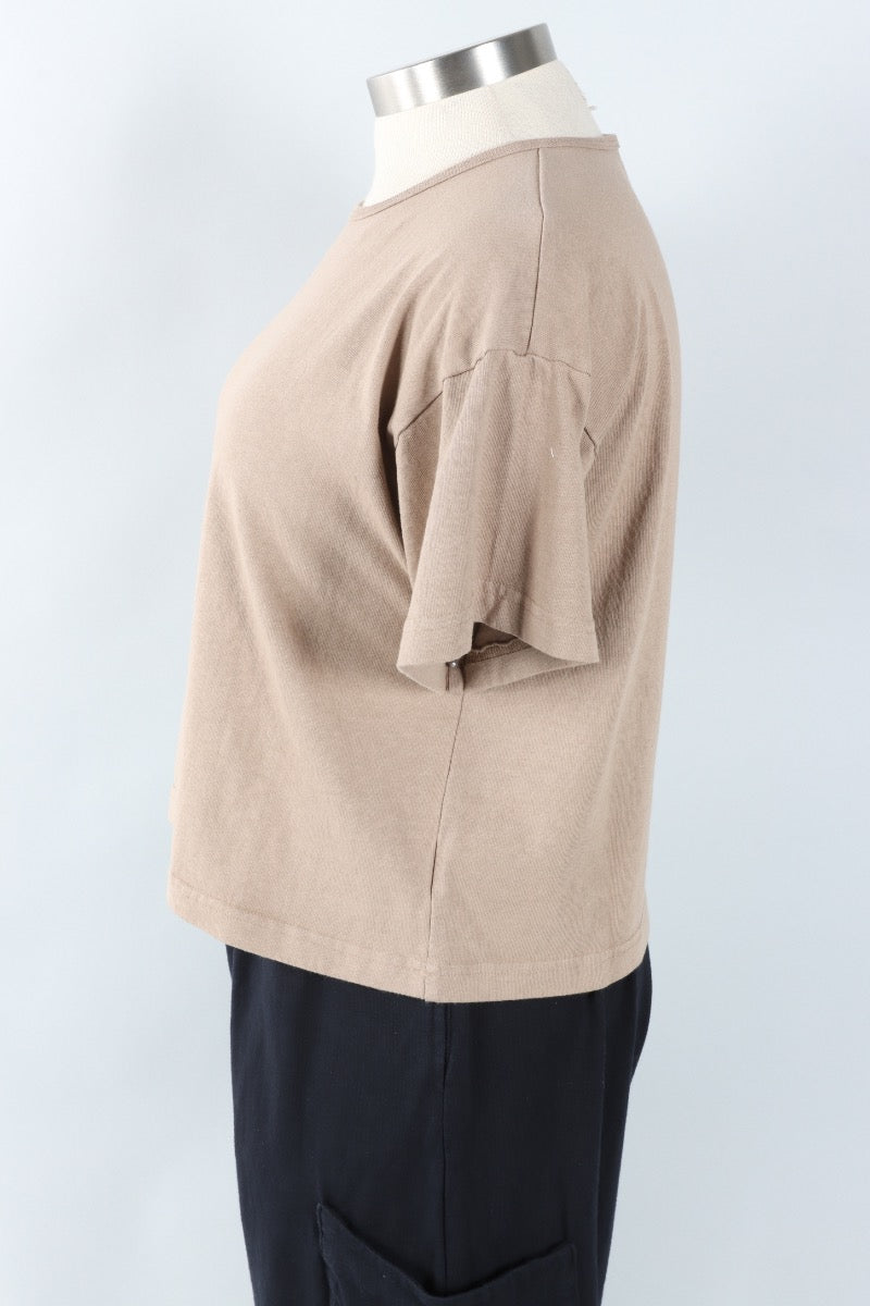 Short Sleeve Crop Crew - Owl