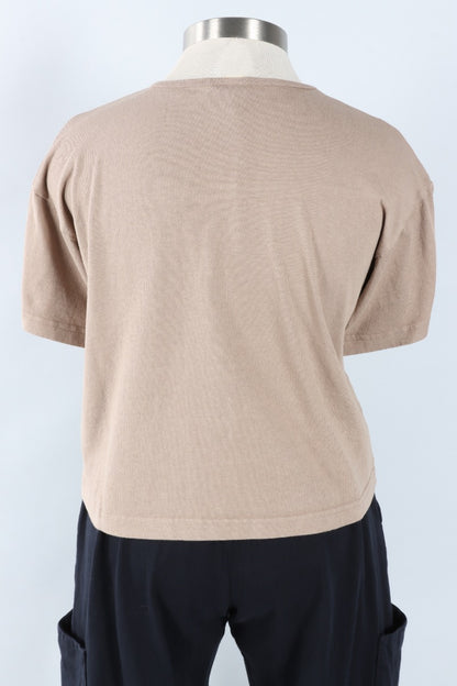 Short Sleeve Crop Crew - Owl