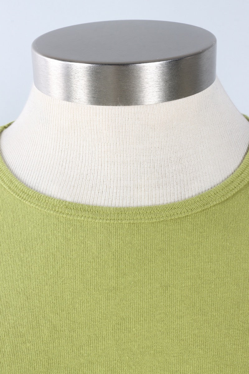 Short Sleeve Crop Crew - Lacewing
