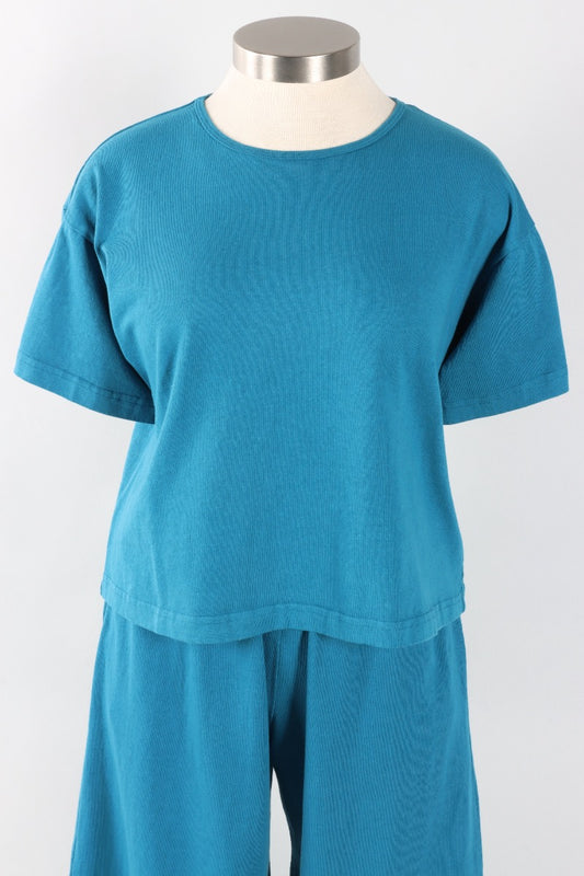 Short Sleeve Crop Crew - Demoiselle