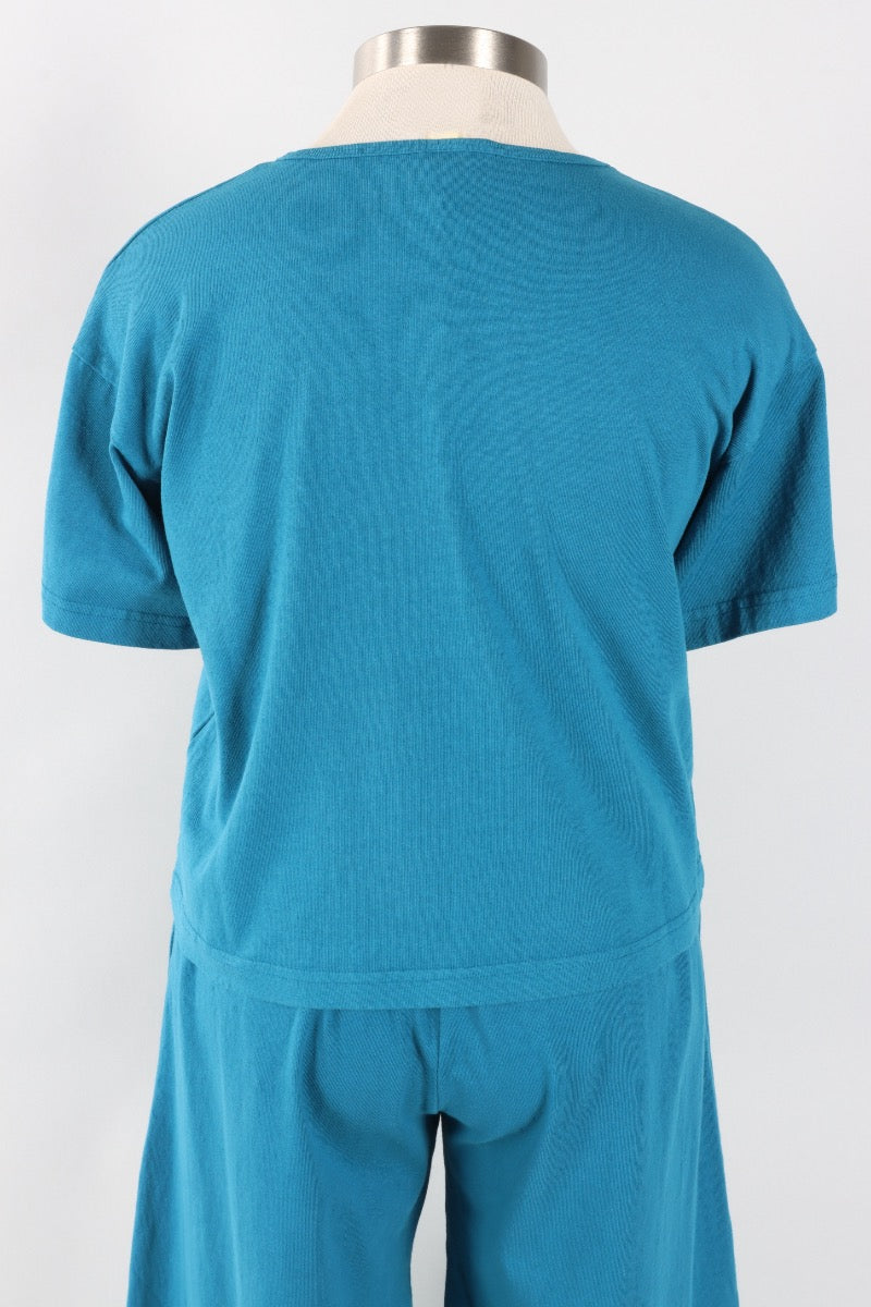 Short Sleeve Crop Crew - Demoiselle