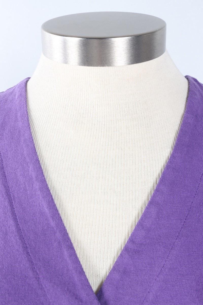 Crop V-Neck Cardigan - Verbena