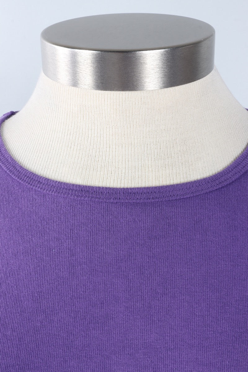 Long Sleeve Crop Crew - Verbena