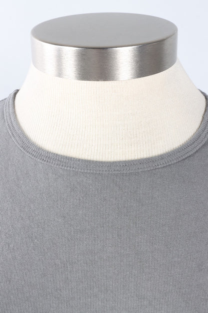 Long Sleeve Crop Crew - Zinc