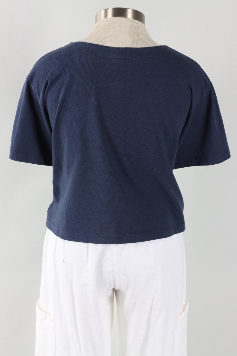 Crop V Neck - Stargaze