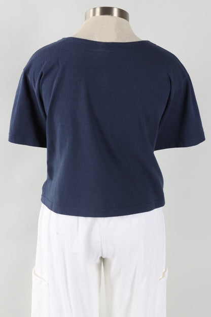 Crop V Neck - Stargaze