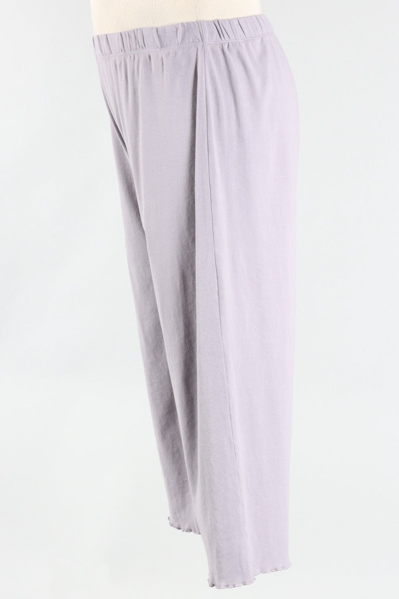 Lettuce Edge Crop Pant - Platinum