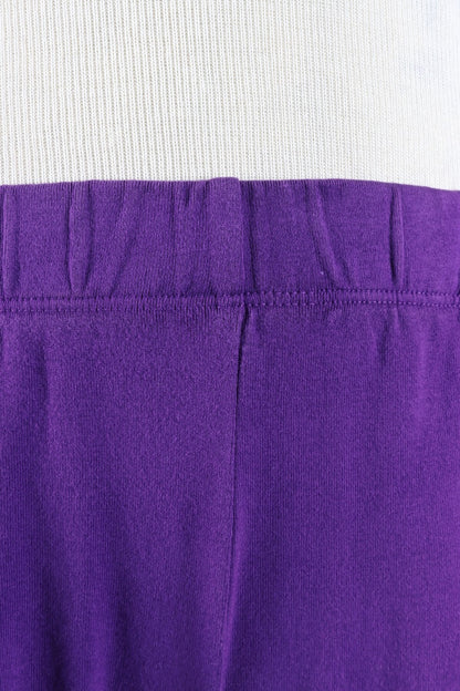 Lettuce Edge Crop Pant - Violet