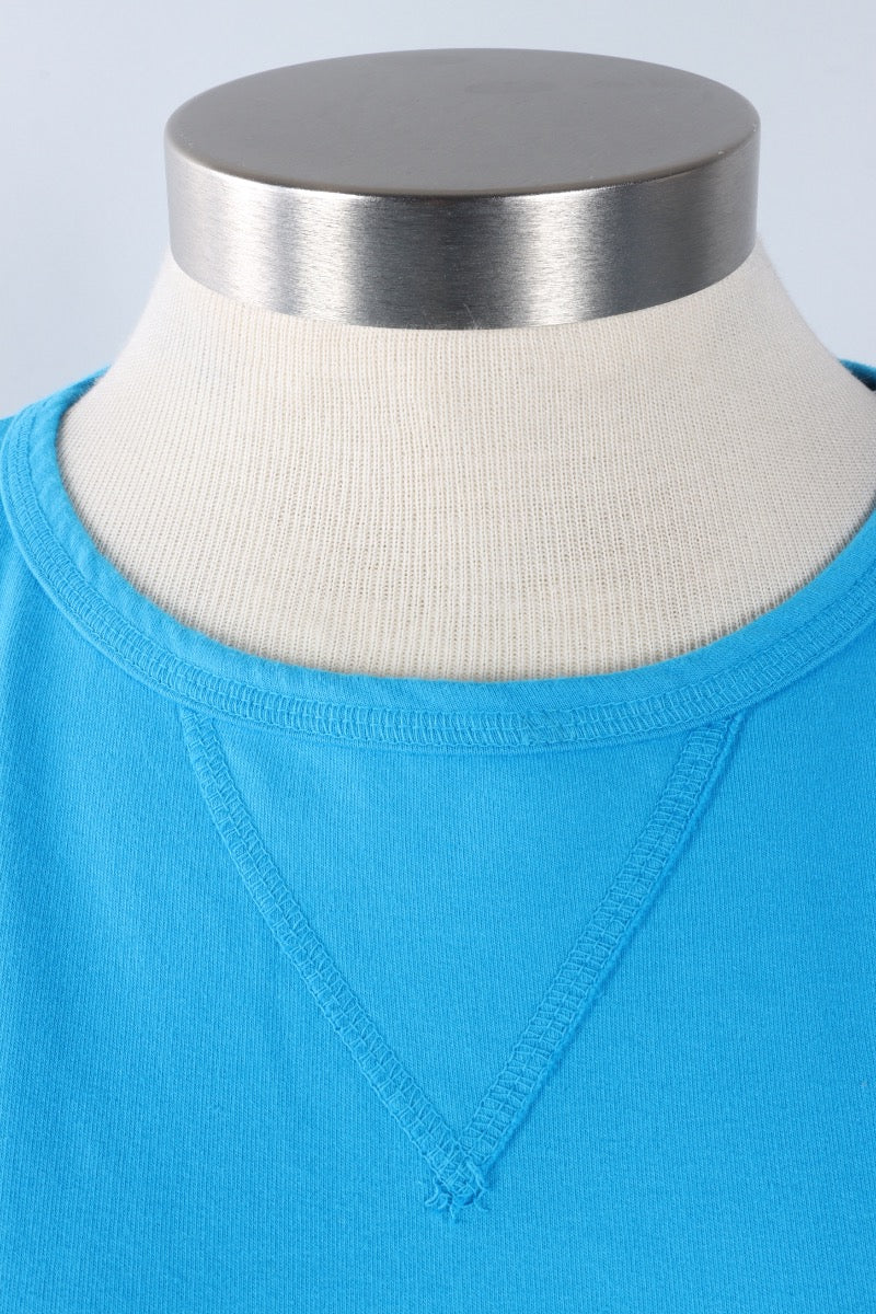 Stretch Terry Sweatshirt - Methyl Blue 