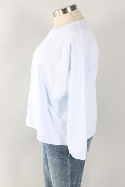 Stretch Terry Sweatshirt - Powder Blue