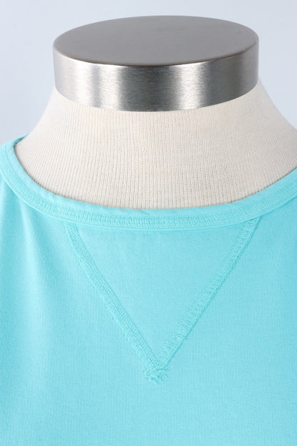 Stretch Terry Sweatshirt - Azure
