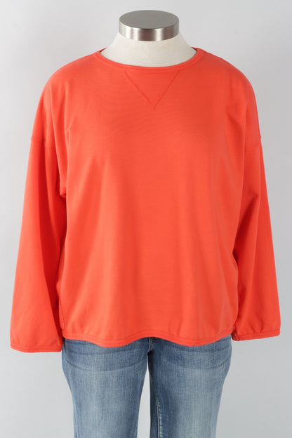 Stretch Terry Sweatshirt - Poppy