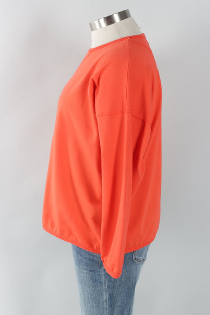 Stretch Terry Sweatshirt - Poppy