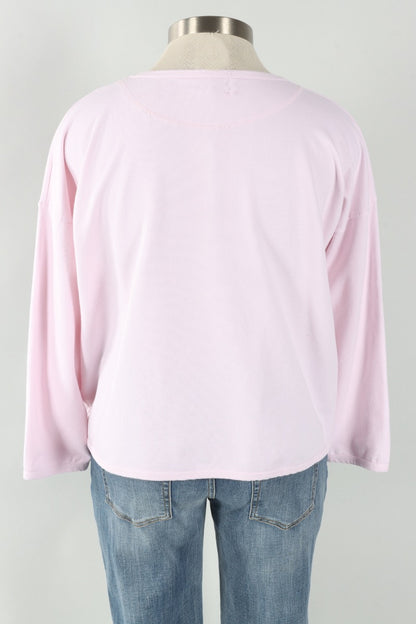 Stretch Terry Sweatshirt - Heaven Pink