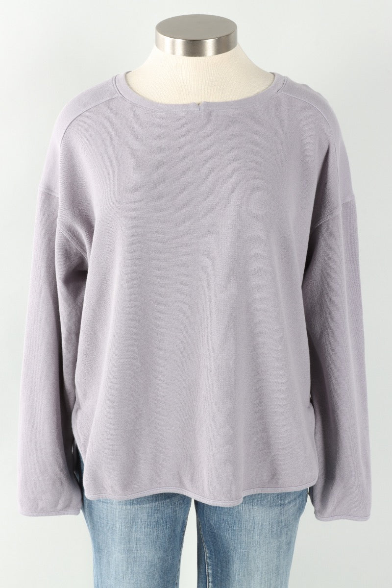 Drop Shoulder Top Plus - Platinum