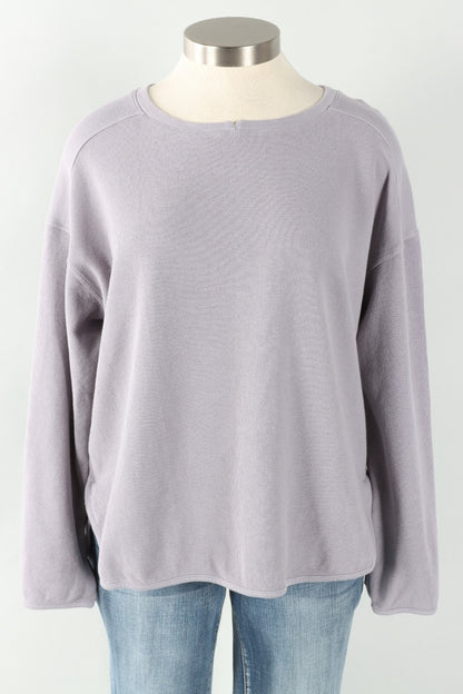Drop Shoulder Top Plus - Platinum