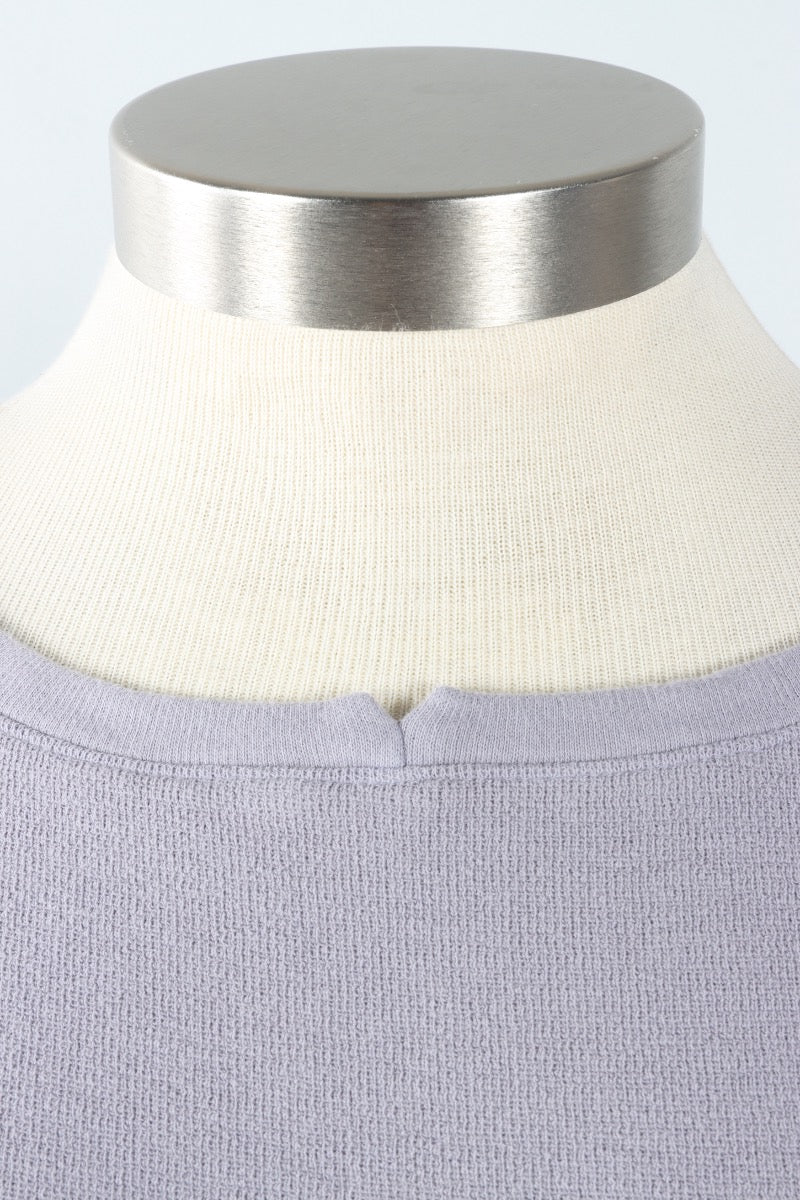 Drop Shoulder Top Plus - Platinum