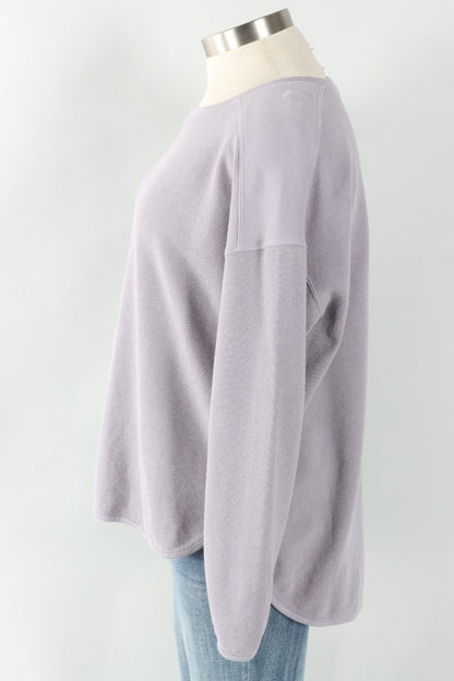 Drop Shoulder Top - Platinum