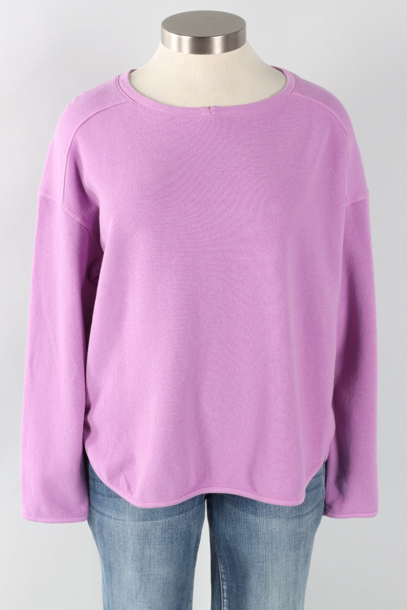 Drop Shoulder Top Plus - Tulip