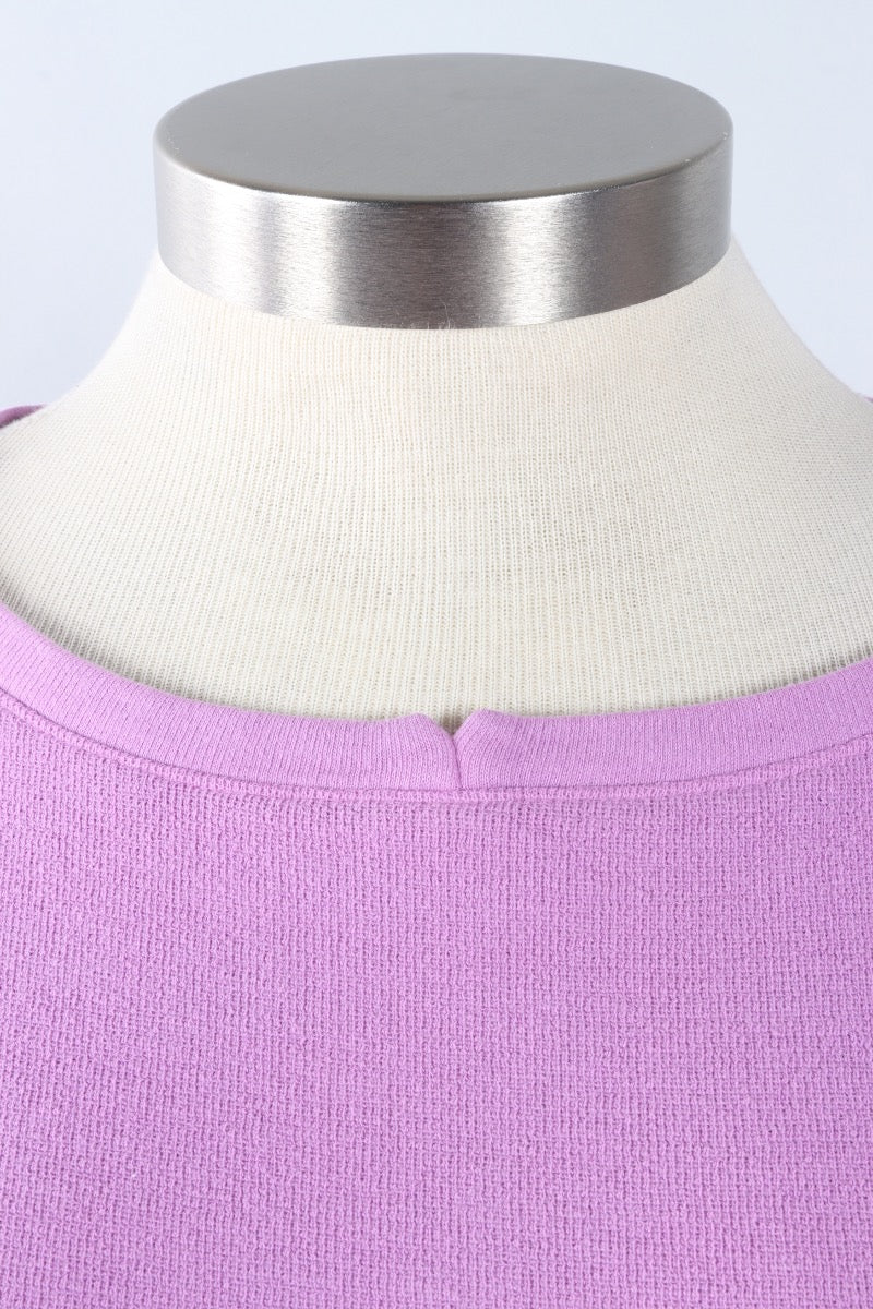 Drop Shoulder Top Plus - Tulip