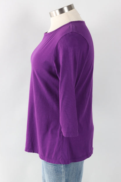 Boatneck Tee Plus - Violet