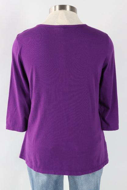 Boatneck Tee Plus - Violet